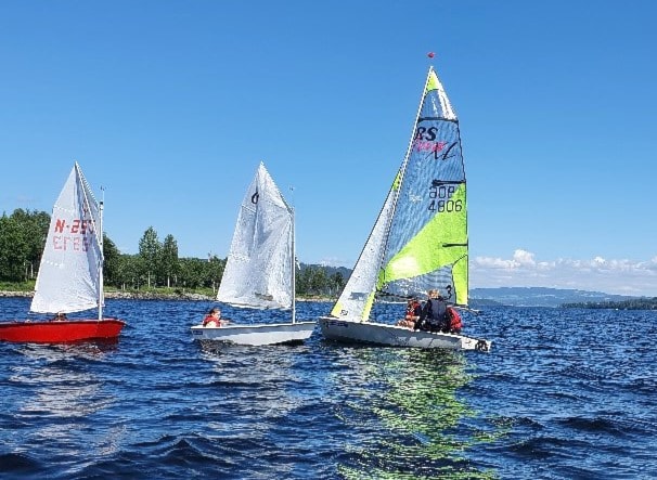 Gjøvik Seilforenings sommercamp for barn og ungdom 20.- 23. juni.